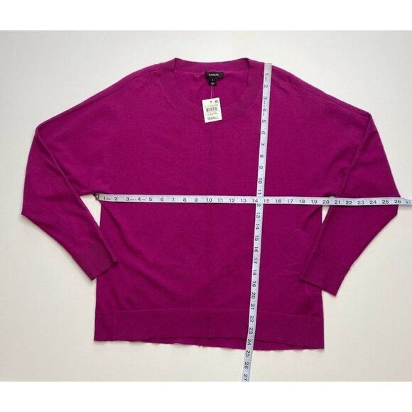 Alfani Pullover Sweater Top‎ Small Rose Women's Seam-Front Relaxed NEW - Picture 3 of 6